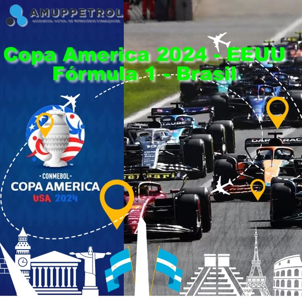 Copa América 2024 en EEUU - Fórmula 1 en Brasil