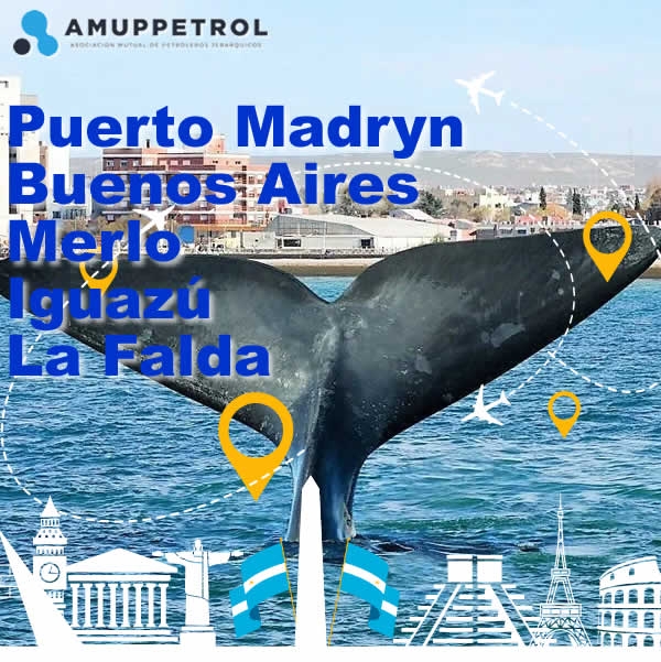 Puerto Madryn - Buenos Aires - Merlo - Iguazú - La Falda